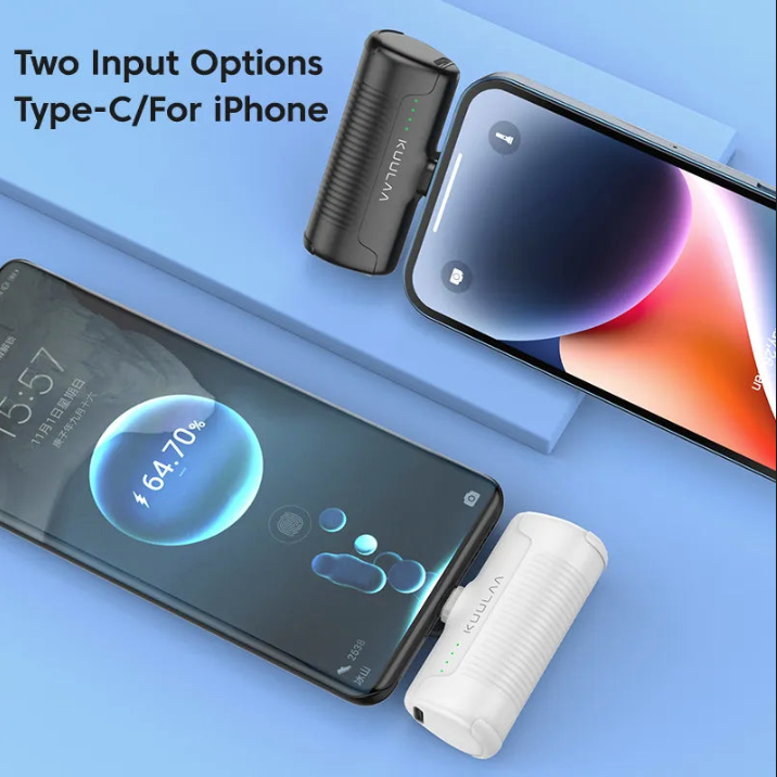 Fone Bluetooth Lenovo LP3 Pro + Carregador Portátil Kuulaa - Envio nacional