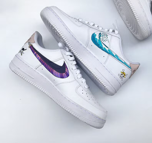 Tênis Air Force 1 Personalizado Luffy Zoro