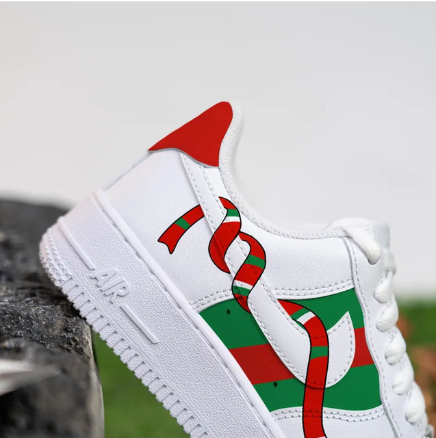 Tênis Air Force 1 Personalizado Christmas Cartoon