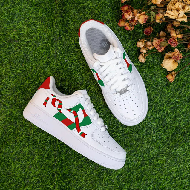 Tênis Air Force 1 Personalizado Christmas Cartoon