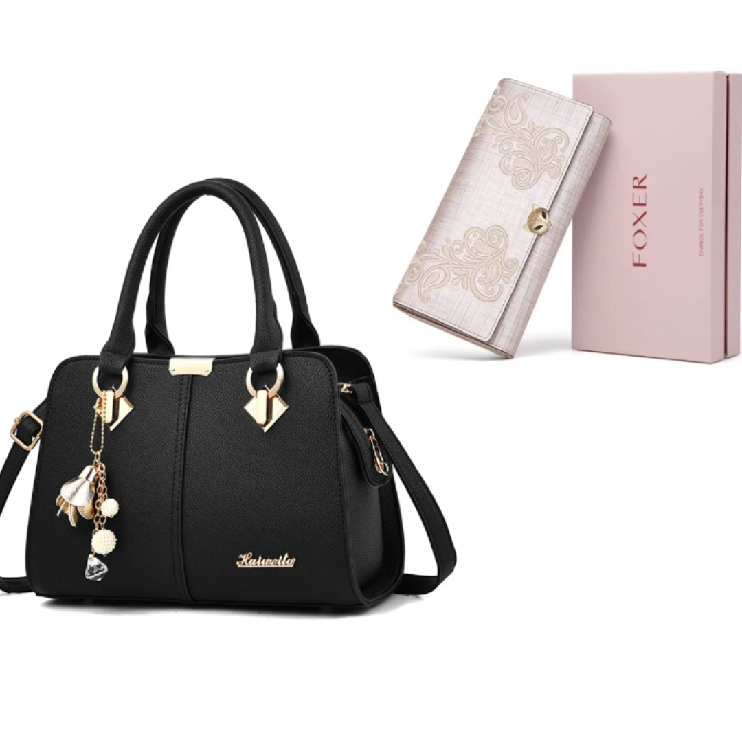 Bolsa Feminina de Couro Newposs - Envio Nacional