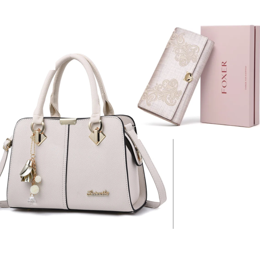 Bolsa Feminina de Couro Newposs - Envio Nacional