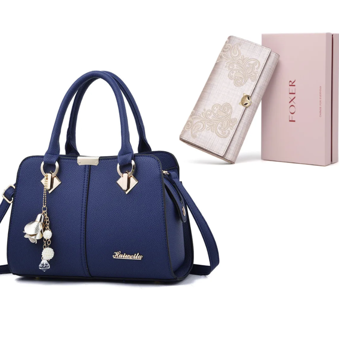 Bolsa Feminina de Couro Newposs - Envio Nacional