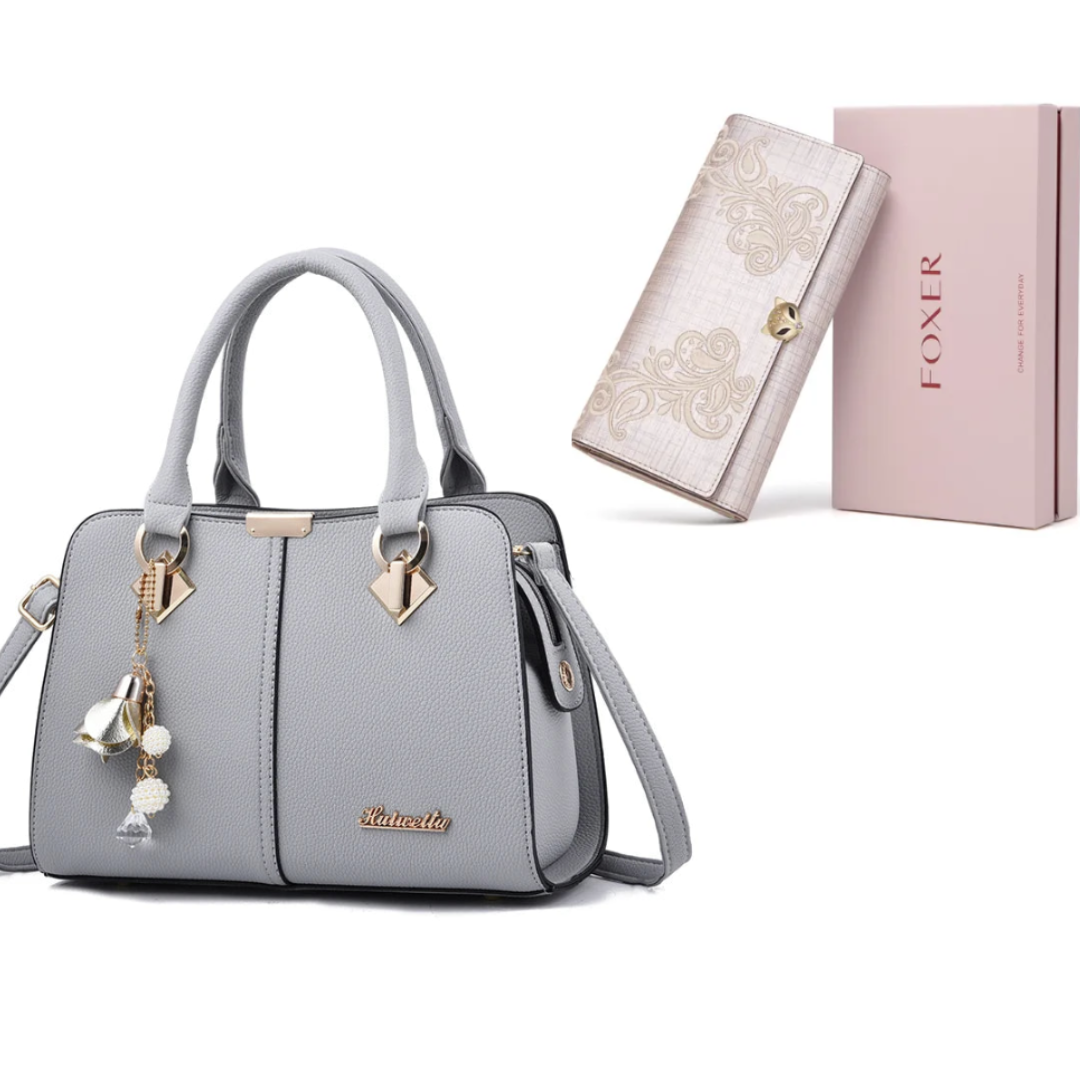 Bolsa Feminina de Couro Newposs - Envio Nacional