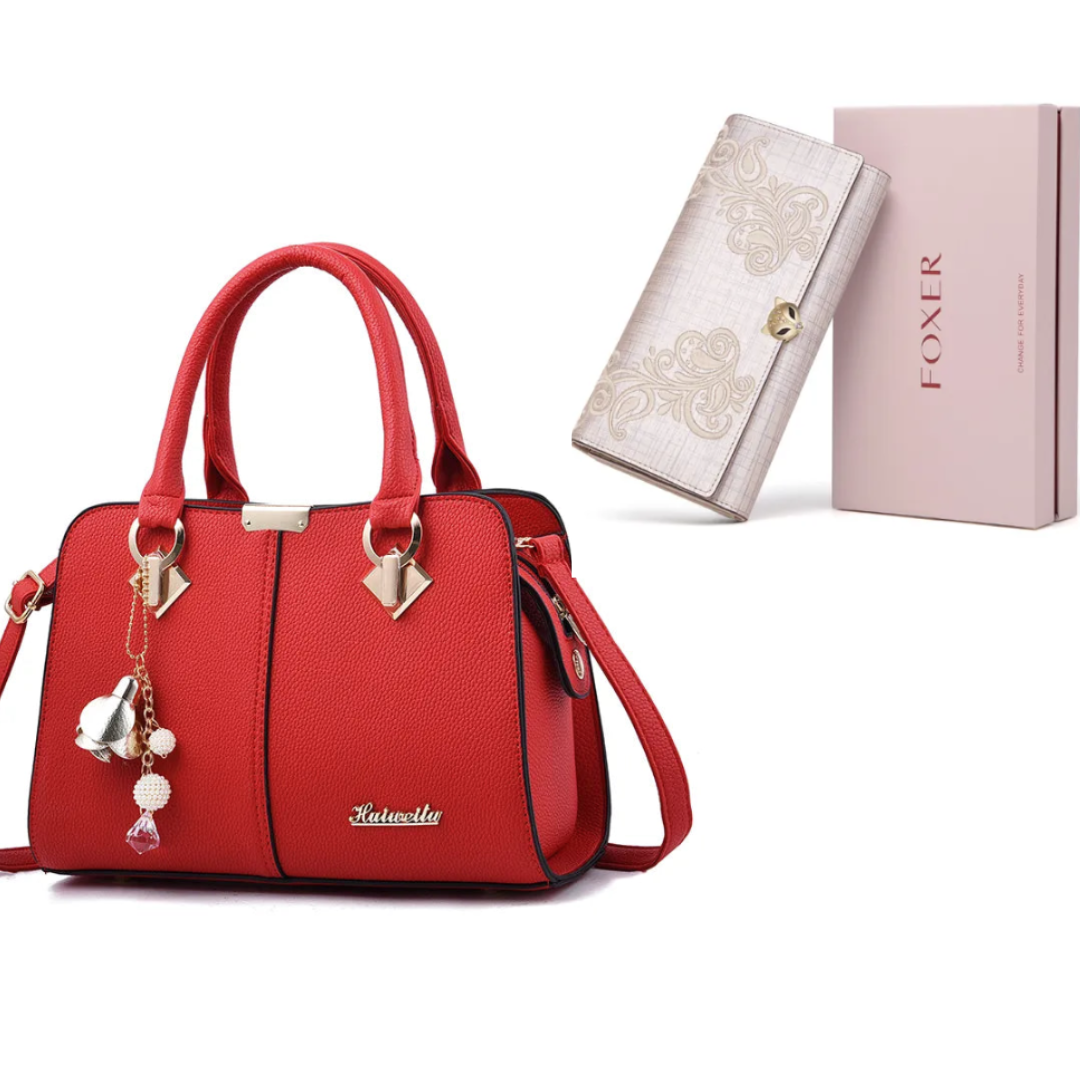 Bolsa Feminina de Couro Newposs - Envio Nacional