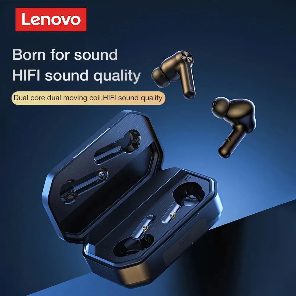 Fone Bluetooth Lenovo LP3 Pro + Carregador Portátil Kuulaa - Envio nacional
