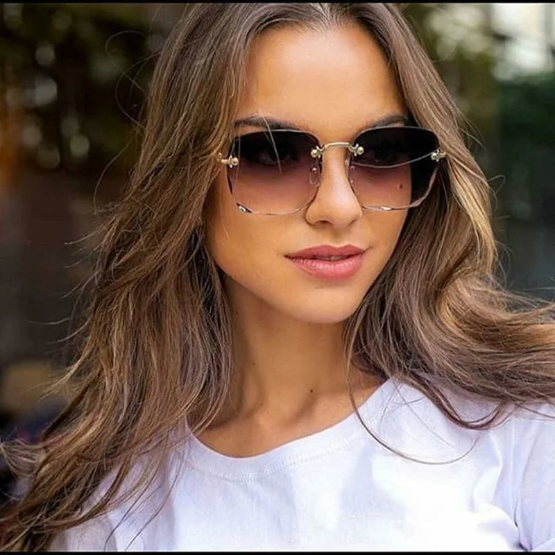 Óculos de sol vintage lentes gradientes original - RMM