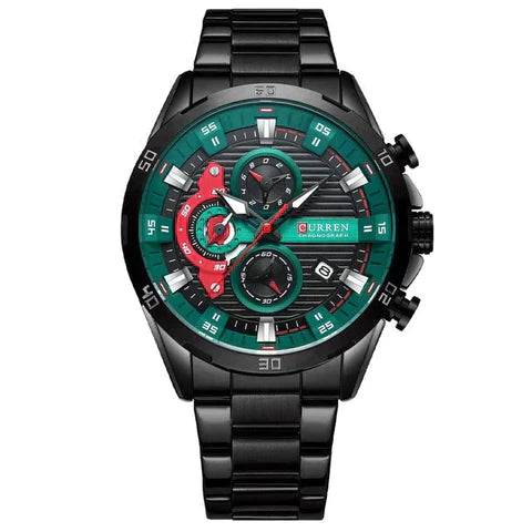 Relógio Masculino CURREN Luminous Múltiplas Funções