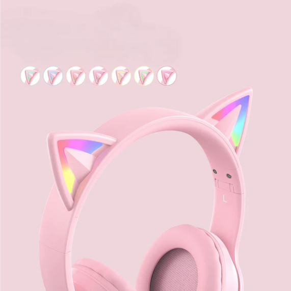 Fone de Ouvido Gatinha RGB B90 Envio Nacional
