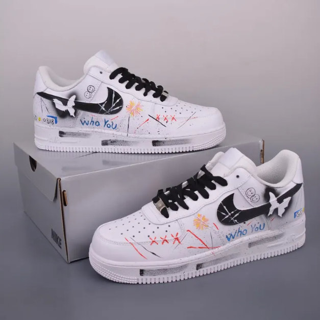 Tênis Feminino Air Force Personalizado Butterfly