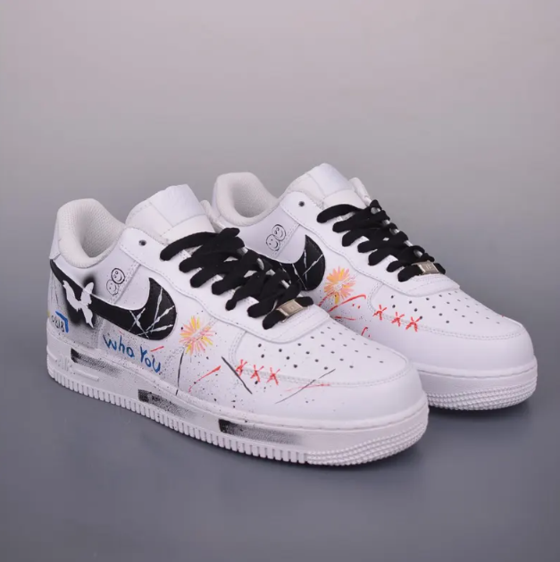 Tênis Feminino Air Force Personalizado Butterfly