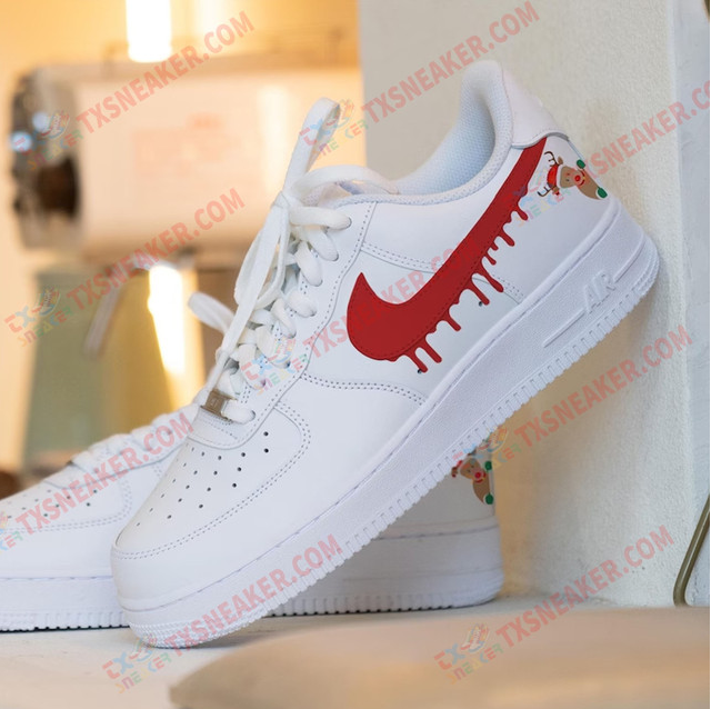 Tênis Air Force 1 Personalizado Christmas Cartoon