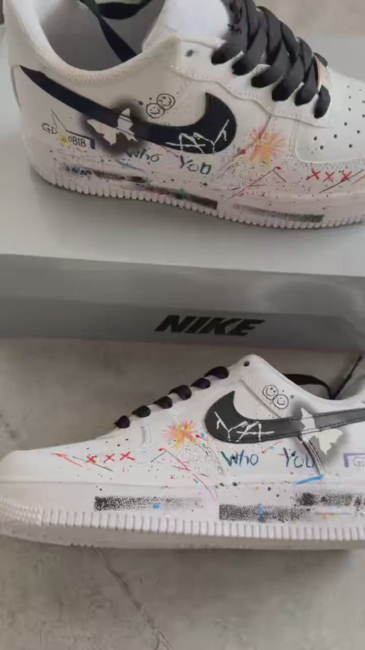 Tênis Feminino Air Force Personalizado Butterfly